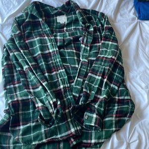 Flannel button down